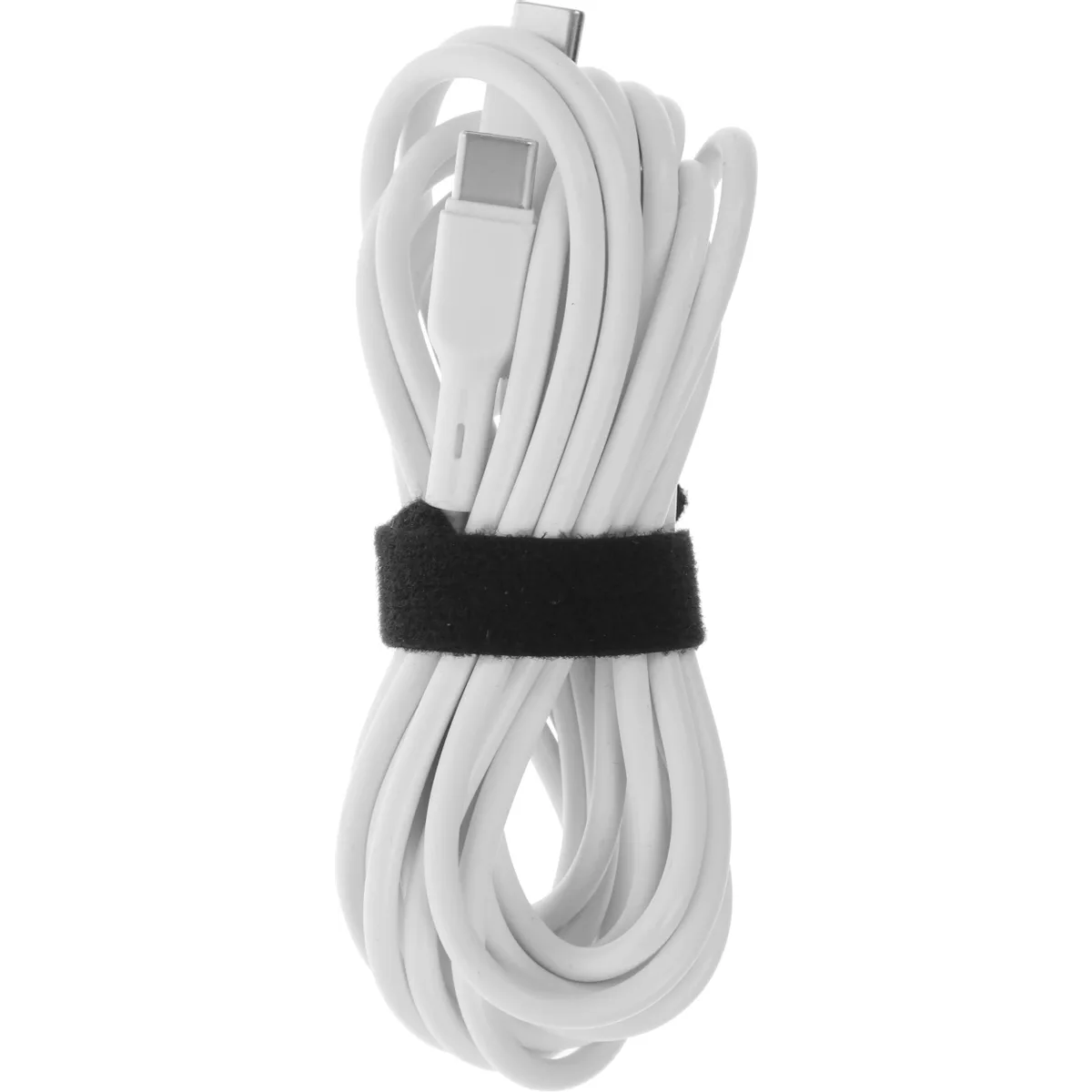 Кабель USB Type-C - USB Type-C, 3м, BoraSCO 52548 White - фото 2