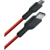Кабель USB - USB Type-C, 1м, BoraSCO 38516 Red