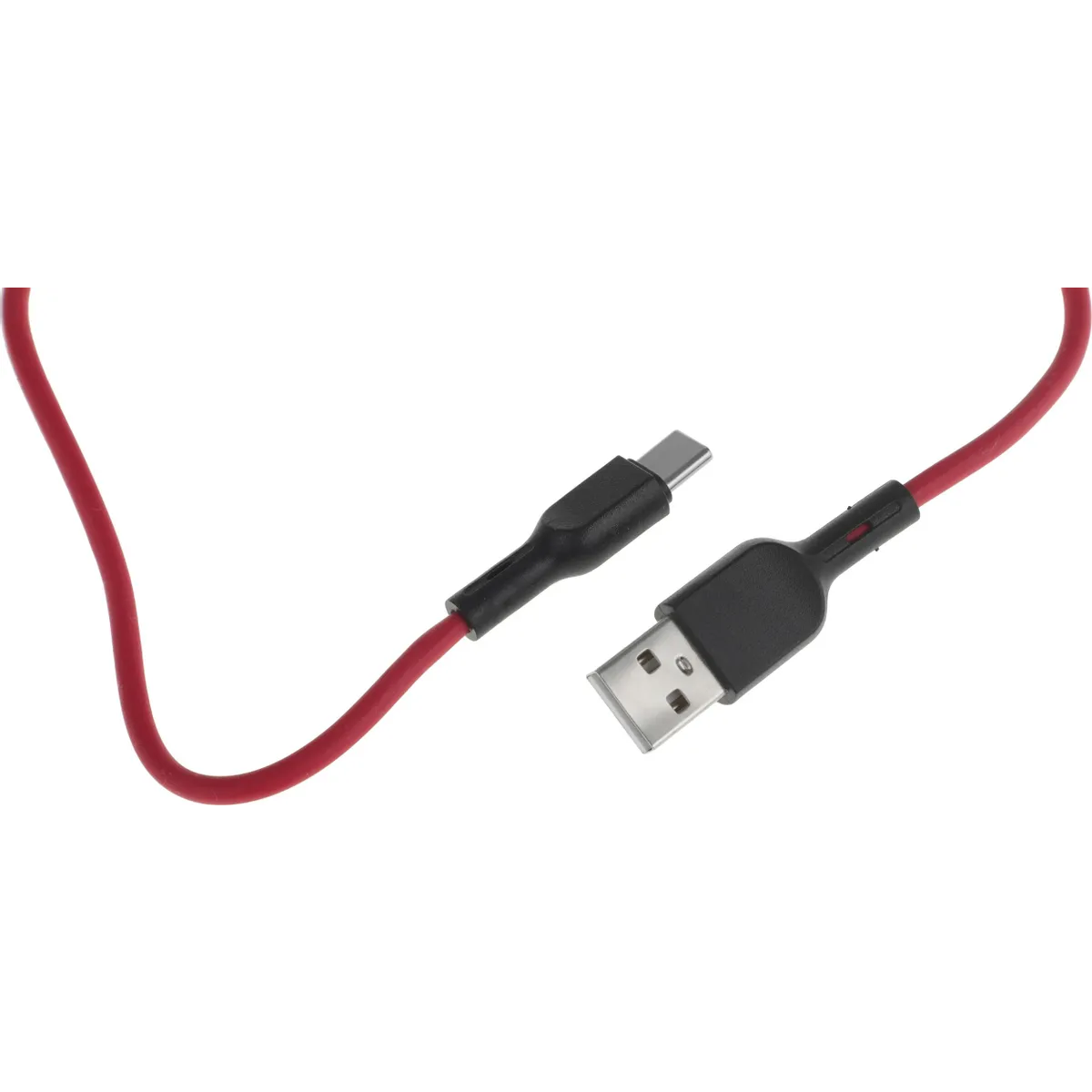 Кабель USB - USB Type-C, 1м, BoraSCO 38516 Red - фото 3