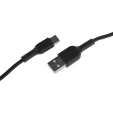 Кабель USB - USB Type-C, 1м, BoraSCO 38515 Black