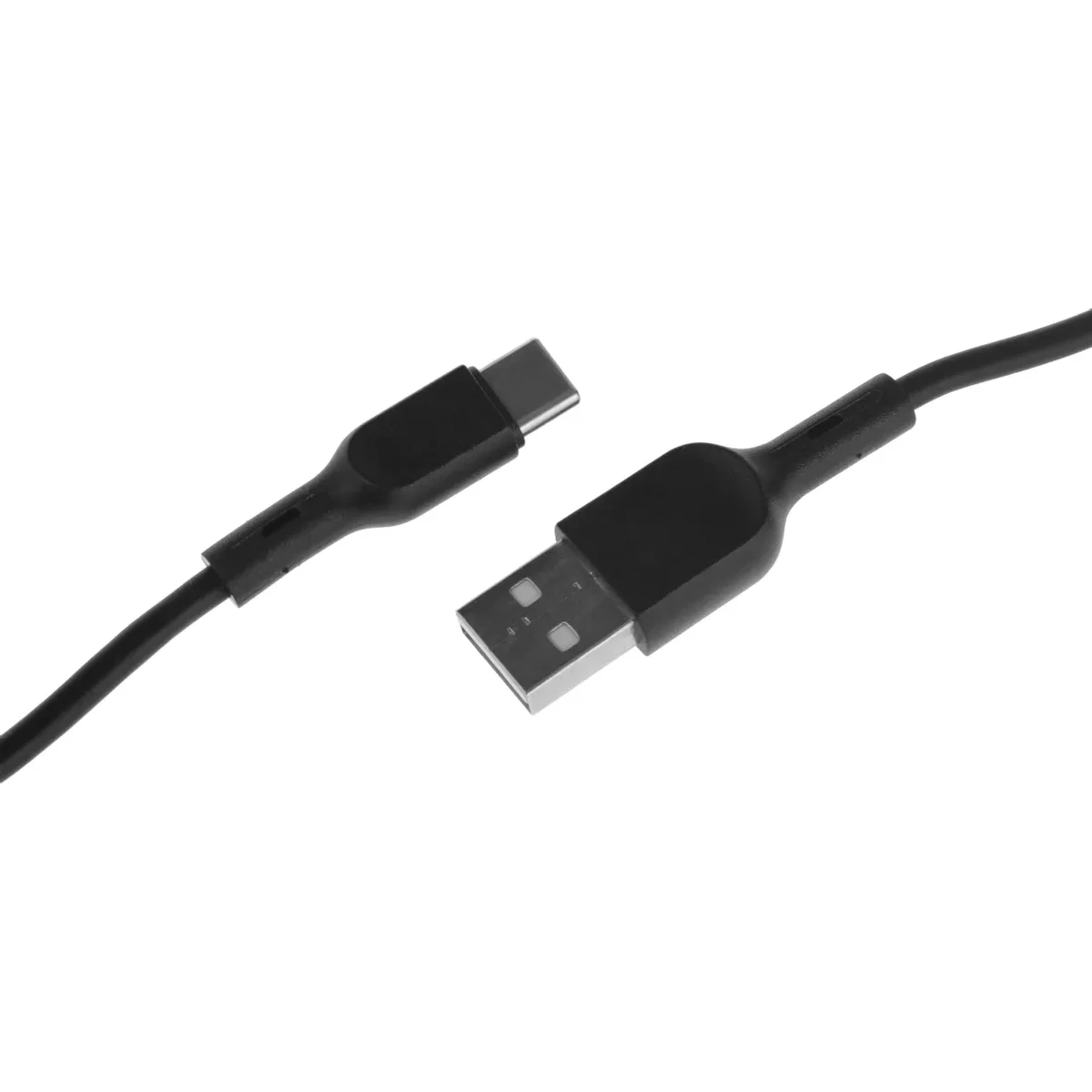 Кабель USB - USB Type-C, 1м, BoraSCO 38515 Black - фото 2