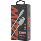 Кабель USB - USB Type-C, 1м, BoraSCO 52586 White