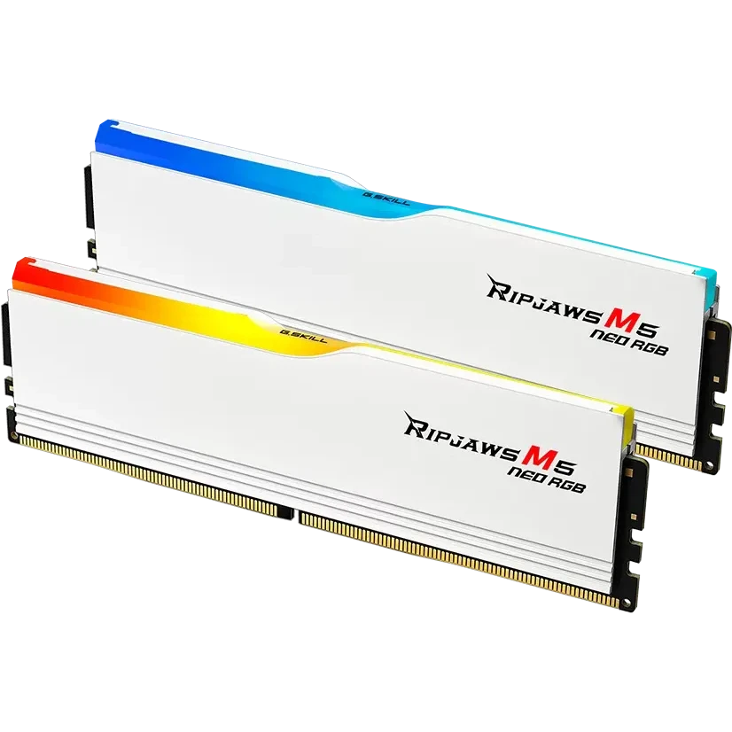 Оперативная память 64Gb DDR5 6000MHz G.Skill Ripjaws M5 Neo RGB (F5-6000J3040G32GX2-RM5NRW) (2x32Gb KIT)