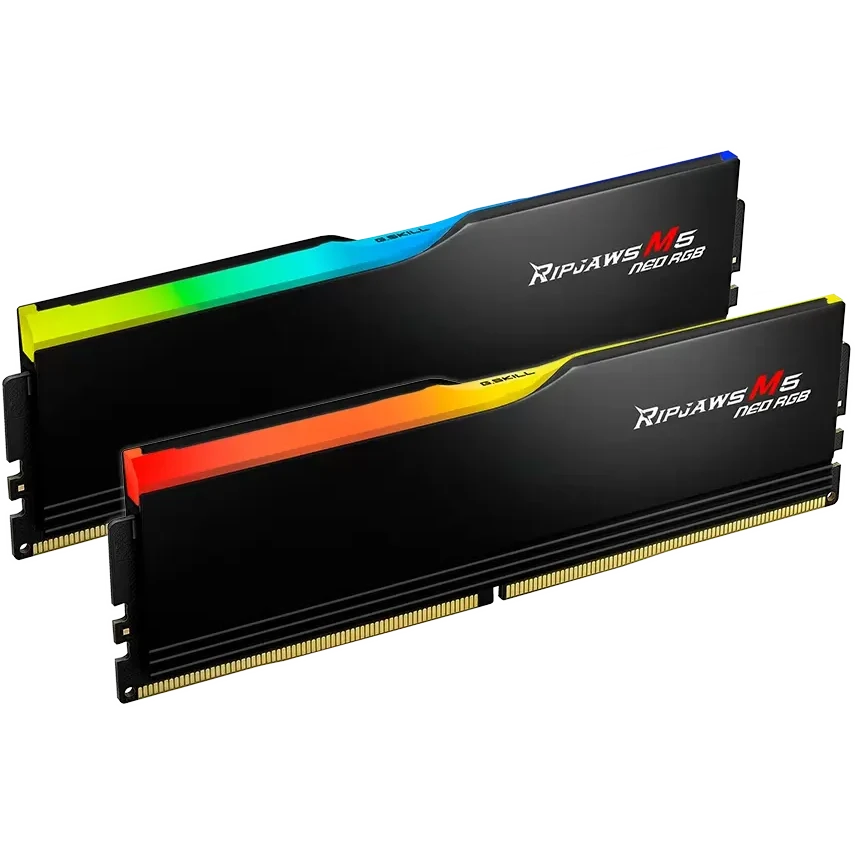 Оперативная память 64Gb DDR5 6000MHz G.Skill Ripjaws M5 Neo RGB (F5-6000J3636F32GX2-RM5NRK) (2x32Gb KIT) - фото 2
