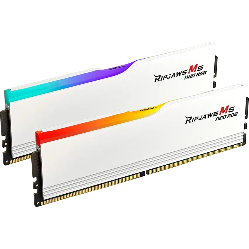 Оперативная память 64Gb DDR5 6000MHz G.Skill Ripjaws M5 Neo RGB (F5-6000J3636F32GX2-RM5NRW) (2x32Gb KIT) - фото 2