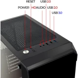 Корпус Ginzzu CL120 Black