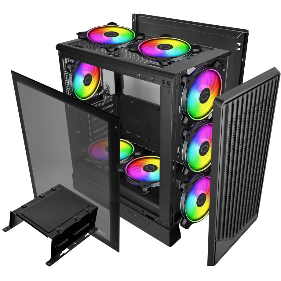 Корпус Ginzzu CL400 Black - фото 11