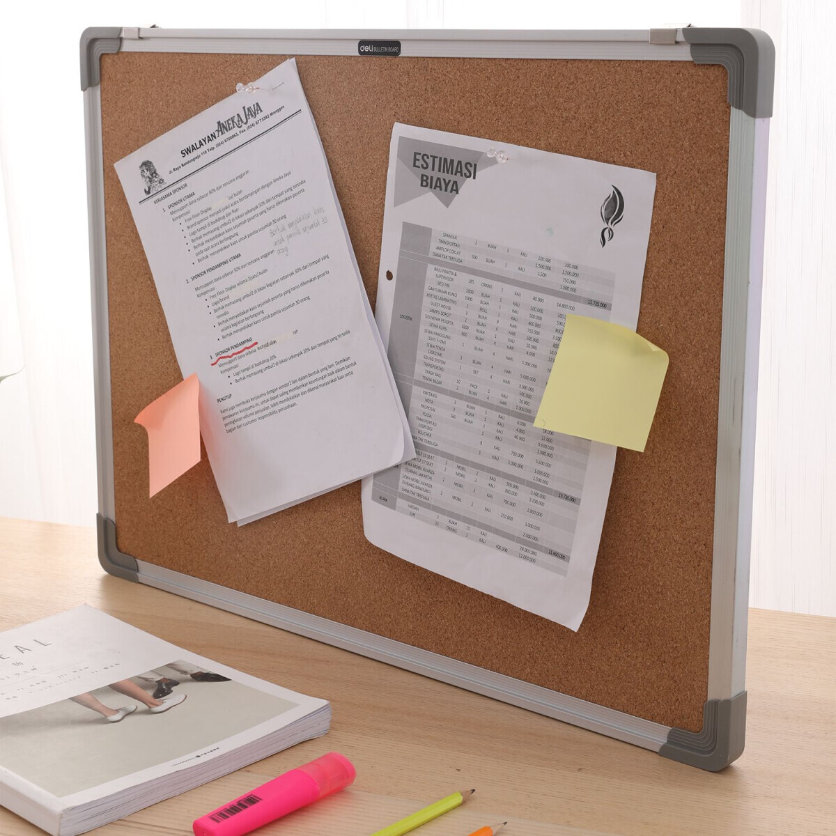 Пробковая доска Deli E39052 - фото 7