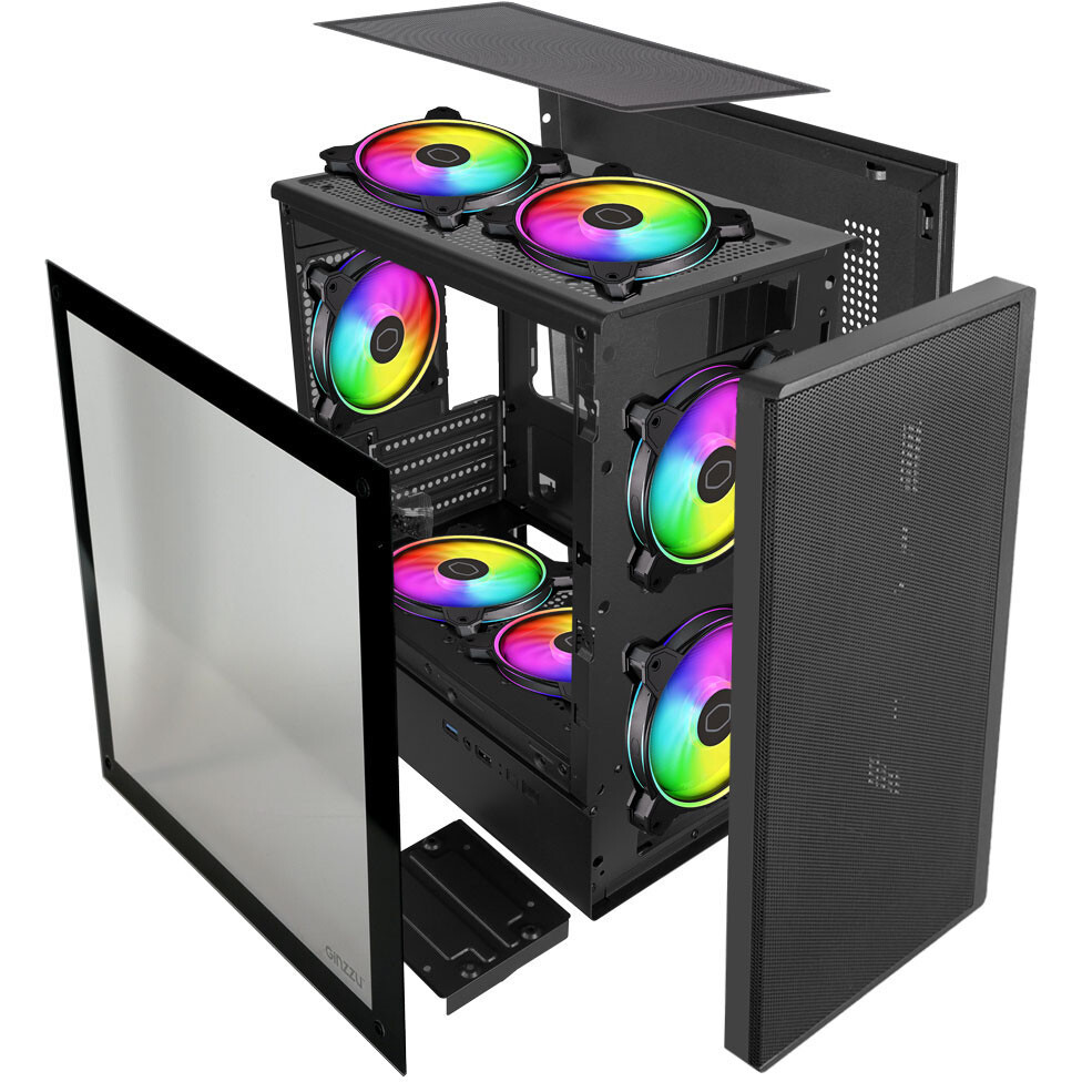 Корпус Ginzzu CL401 Black - фото 11