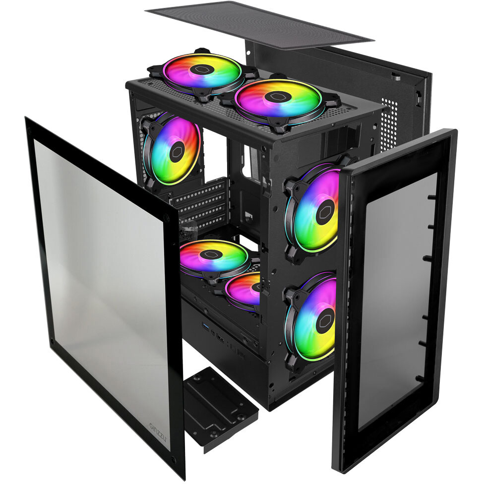 Корпус Ginzzu CL402 Black - фото 11