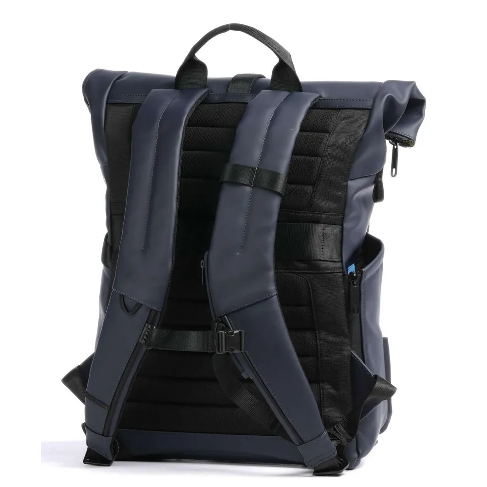 Рюкзак для ноутбука Piquadro Roll Top Backpack for Laptop 15.6 Blue (CA6291C2OW) - CA6291C2OW/BLU - фото 4