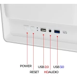Корпус Ginzzu CL420 White