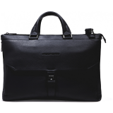 Сумка для ноутбука Piquadro Expandable Slim Computer Bag 15.6" Black (CA4021S135/N)