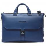 Сумка для ноутбука Piquadro Expandable Slim Computer Bag 15.6" Blue (CA4021S135/BLU)