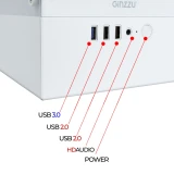 Корпус Ginzzu CL480 White