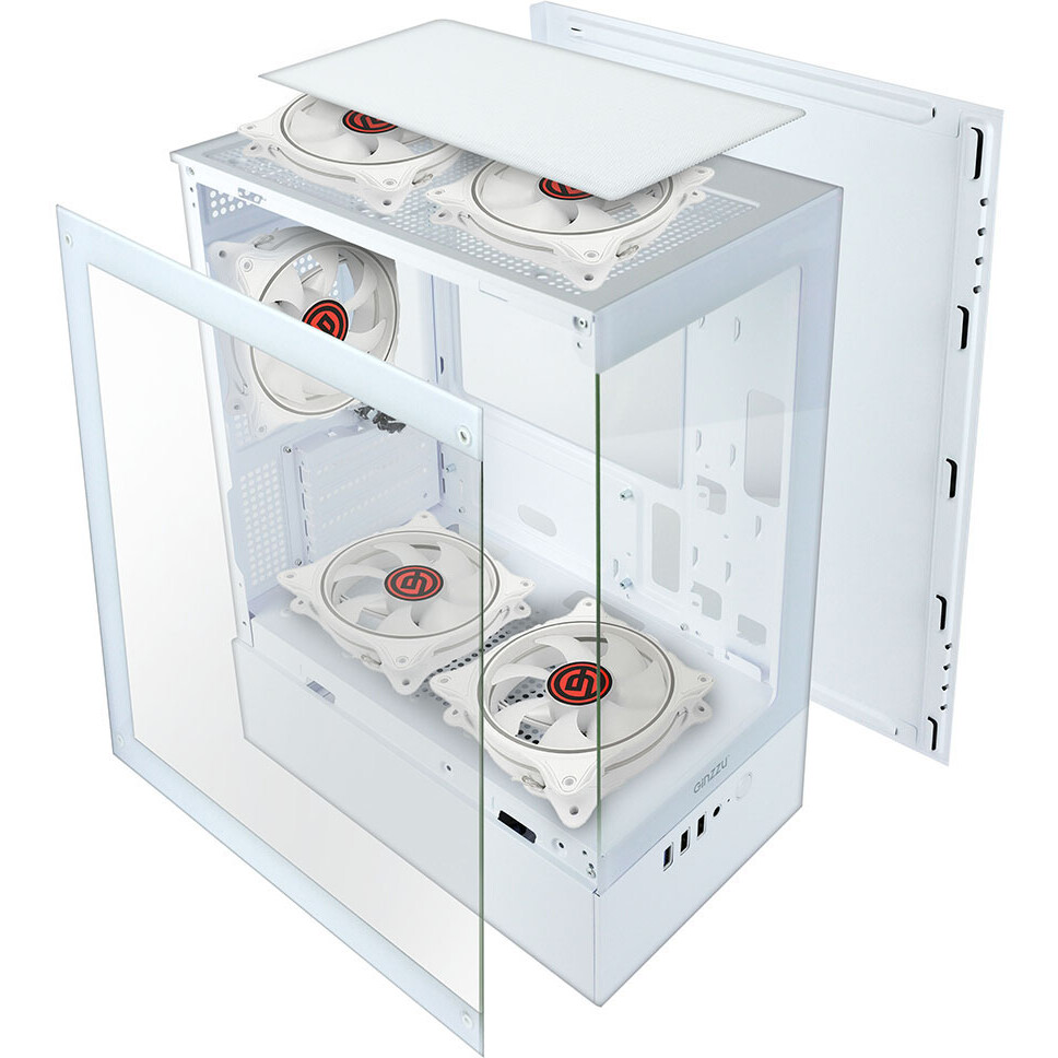 Корпус Ginzzu CL480 White - фото 10