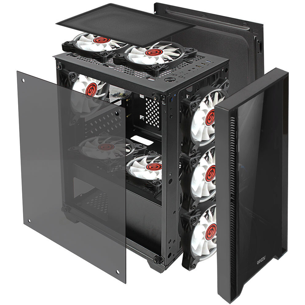 Корпус Ginzzu CL510 Black - фото 10