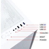 Корпус Ginzzu CL560 White
