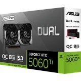Видеокарта NVIDIA GeForce RTX 5060 Ti ASUS OC 8Gb (DUAL-RTX5060TI-O8G)