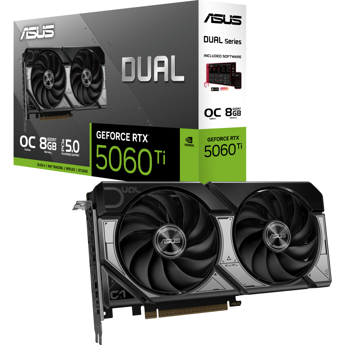 Видеокарта NVIDIA GeForce RTX 5060 Ti ASUS OC 8Gb (DUAL-RTX5060TI-O8G) - фото 8