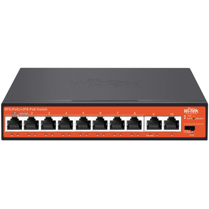 Коммутатор (свитч) Wi-Tek WI-PS210 v4