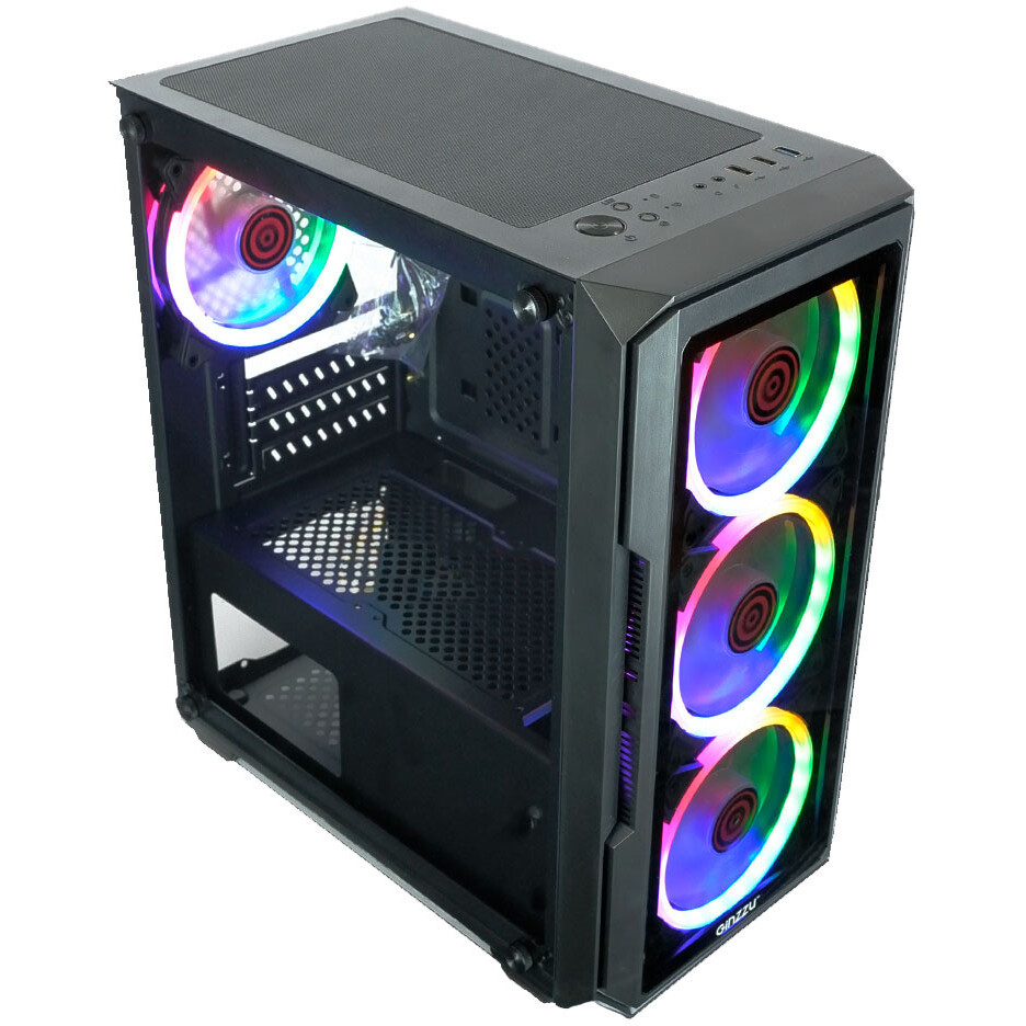 Корпус Ginzzu CL690 Black - фото 6