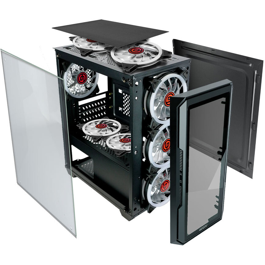 Корпус Ginzzu CL690 Black - фото 11