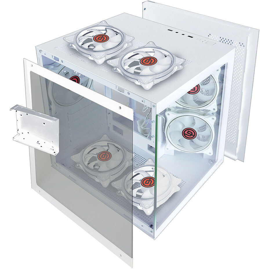 Корпус Ginzzu V200 White - фото 11