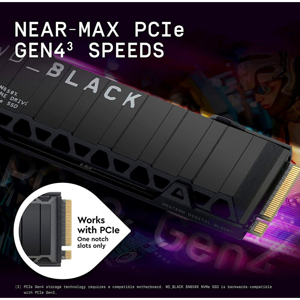 Накопитель SSD 8Tb WD Black SN850X (WDS800T2XHE) - фото 5