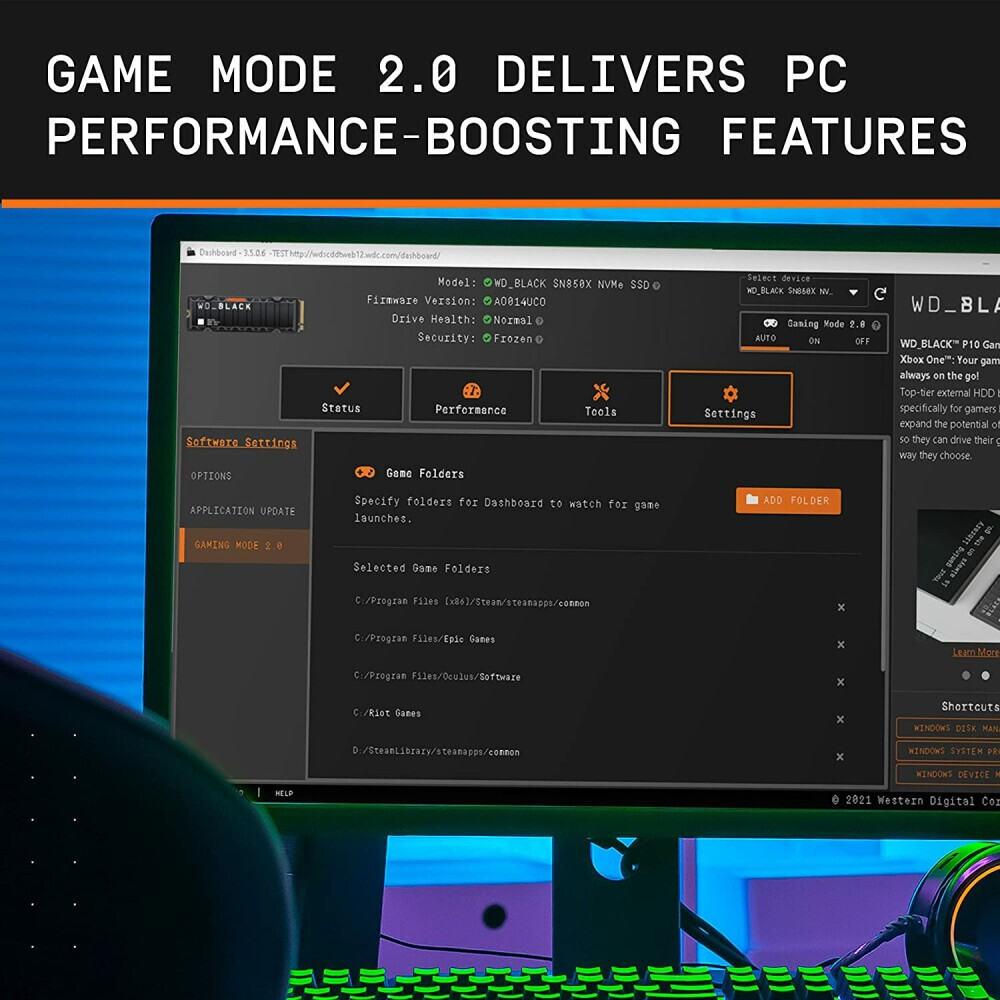 Накопитель SSD 8Tb WD Black SN850X (WDS800T2XHE) - фото 6