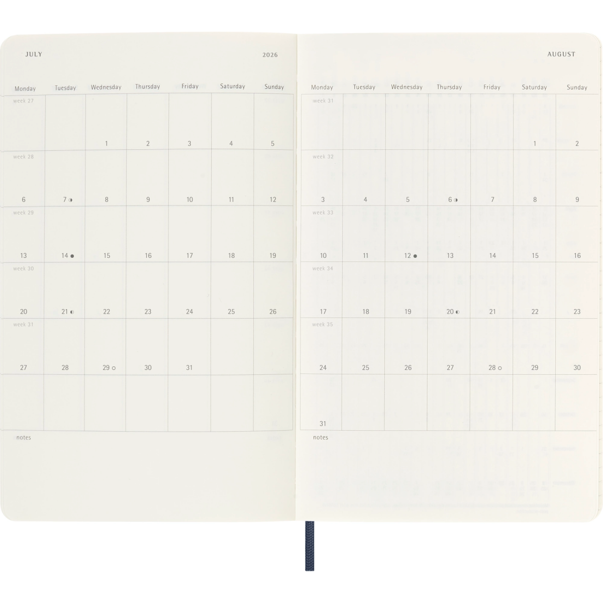 Еженедельник Moleskine DSB2018WN3 - фото 4