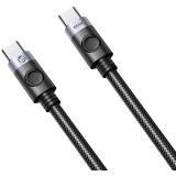 Кабель USB Type-C - USB Type-C, 2м, Orico C2CZ-20-BK-BP (ORICO-C2CZ-20-BK-BP)