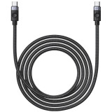 Кабель USB Type-C - USB Type-C, 2м, Orico C2CZ-20-BK-BP (ORICO-C2CZ-20-BK-BP)