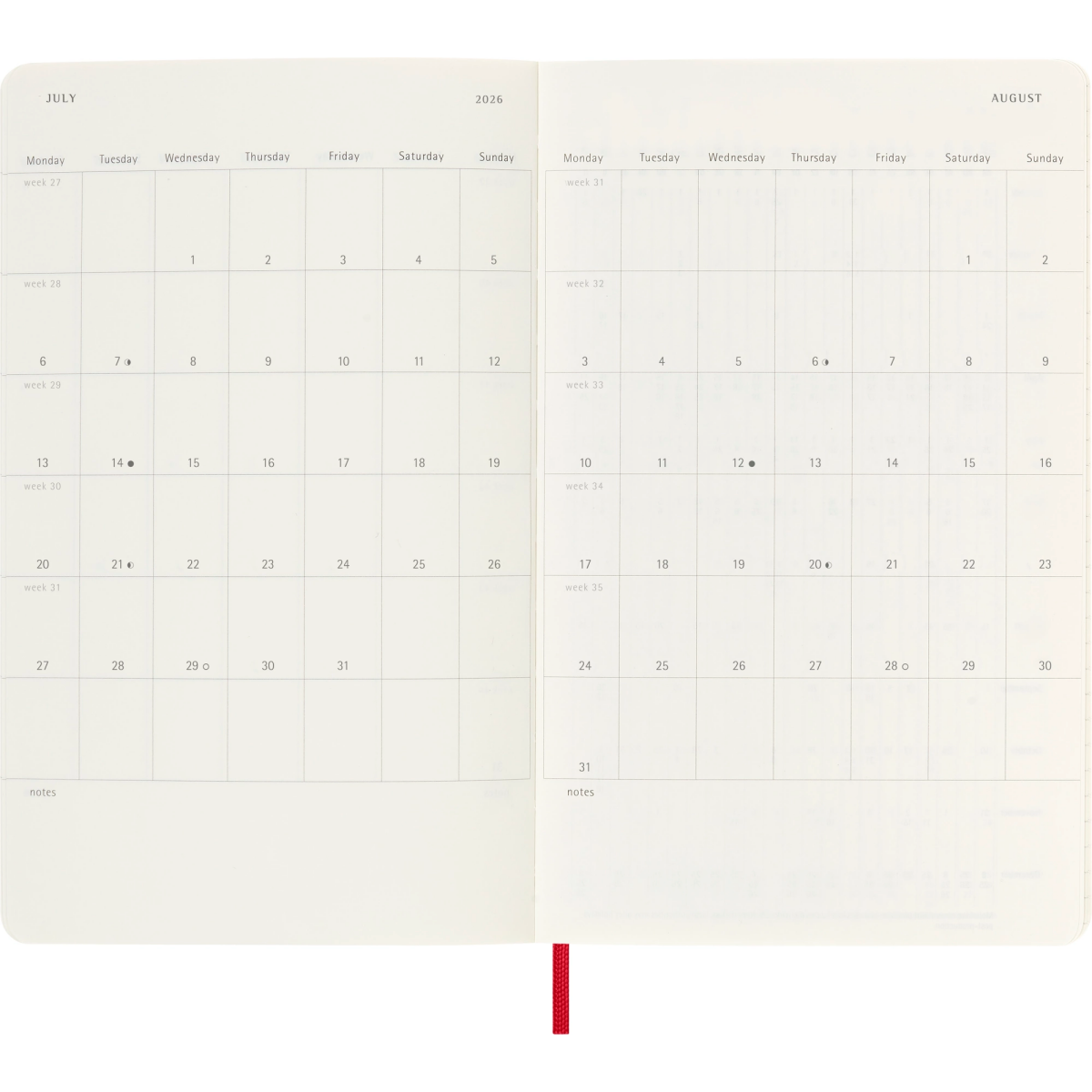 Еженедельник Moleskine DSF218WN3 - фото 4