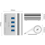 USB-концентратор Orico M3U4-G2-05-SV-BP