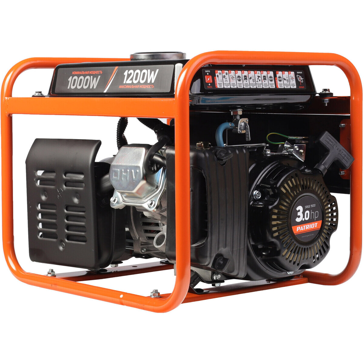 Генератор PATRIOT Max Power SRGE 1500 - 474103125 - фото 4