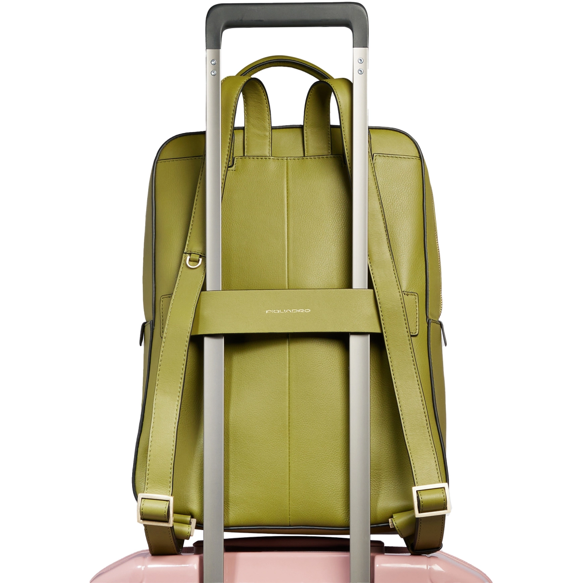 Рюкзак для ноутбука Piquadro Women’s Laptop Backpack 14" Green (CA6455W134/VE) - фото 4