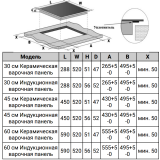 Индукционная варочная панель Weissgauff HV 633 BS (433480)