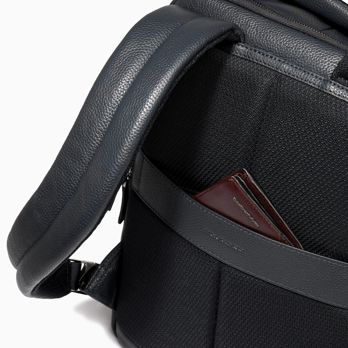 Рюкзак для ноутбука Piquadro Personalizable Laptop Backpack 14" Black (CA6289MOS/N) - фото 4