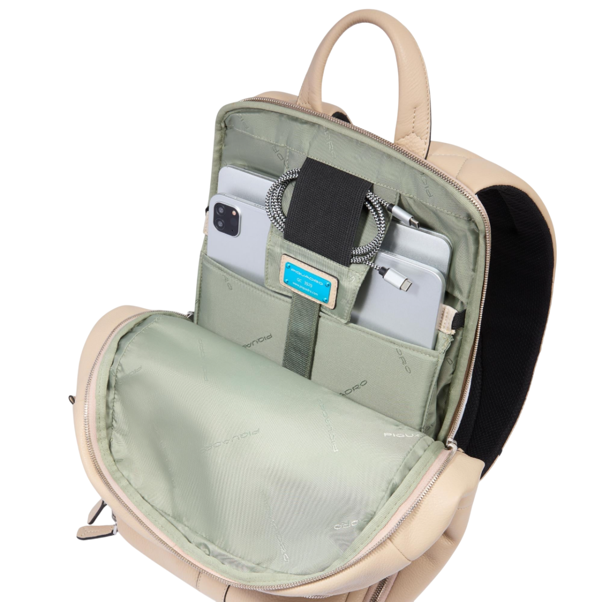 Рюкзак для ноутбука Piquadro Laptop Backpack 14" Beige (CA6610S135/BE) - фото 4
