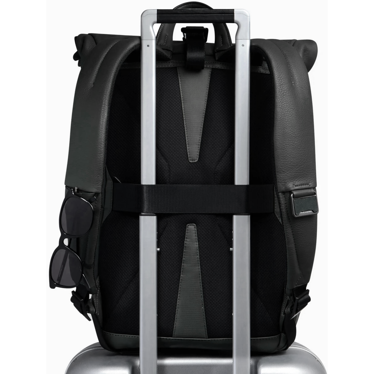Рюкзак для ноутбука Piquadro Roll Top Backpack for Laptop 15.6" Black (CA6612S135/N) - фото 3