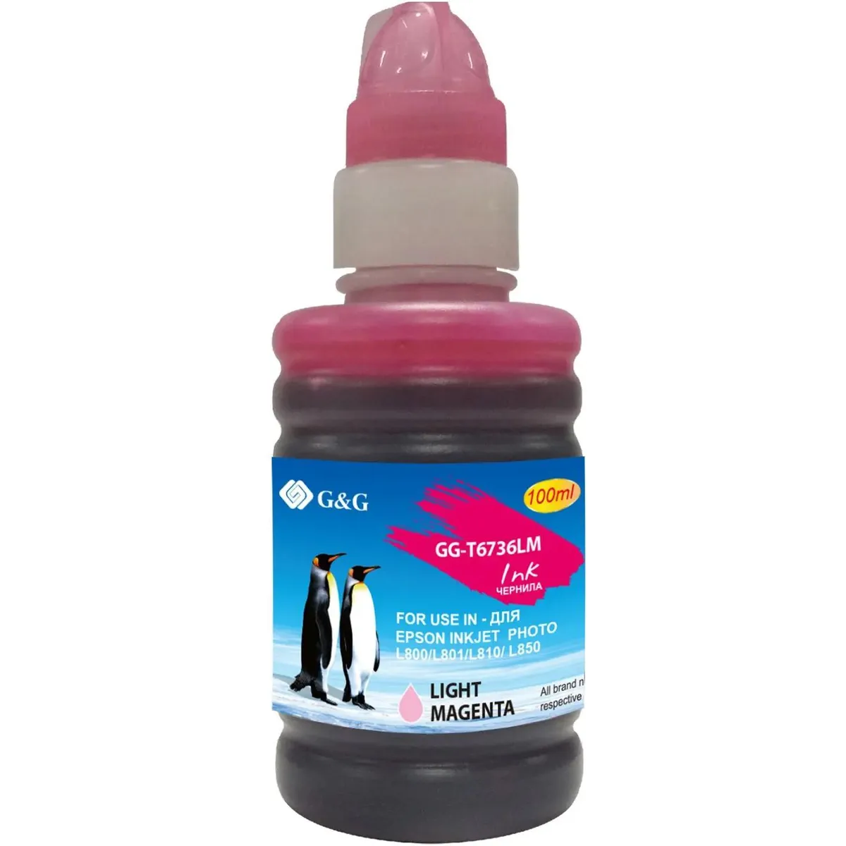 Чернила G&G GG-T6736LM Light Magenta
