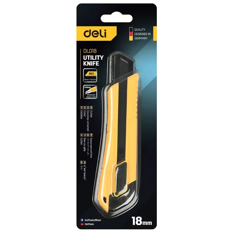 Строительный нож Deli DL018 - фото 2