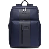 Рюкзак для ноутбука Piquadro Travel Laptop Backpack 15.6" in Recycled Fabric Blue (CA6648BR2/BLU)