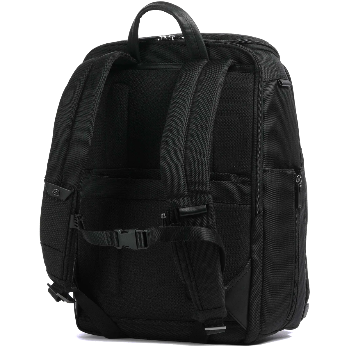 Рюкзак для ноутбука Piquadro Travel Laptop Backpack 15.6" in Recycled Fabric Black (CA6648BR2/N) - фото 2