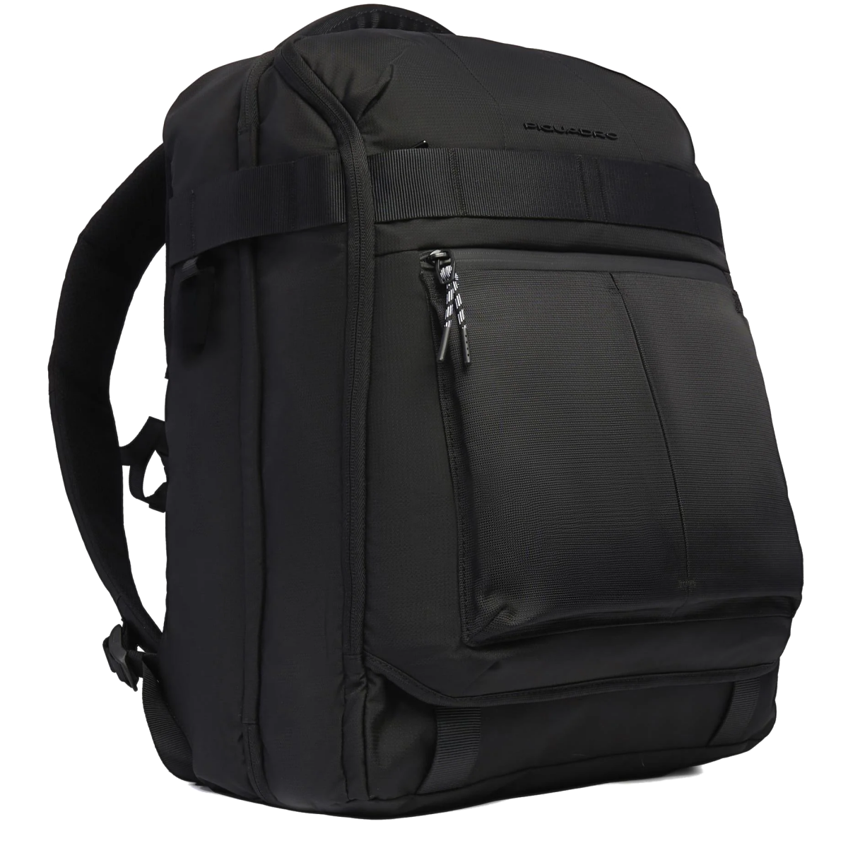 Рюкзак для ноутбука Piquadro Travel Laptop Backpack 17.3" Recycled Fabric Black (CA6691S125/N)