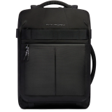 Рюкзак для ноутбука Piquadro Travel Laptop Backpack 17.3" Recycled Fabric Black (CA6691S125/N)