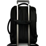 Рюкзак для ноутбука Piquadro Travel Laptop Backpack 17.3" Recycled Fabric Black (CA6691S125/N)