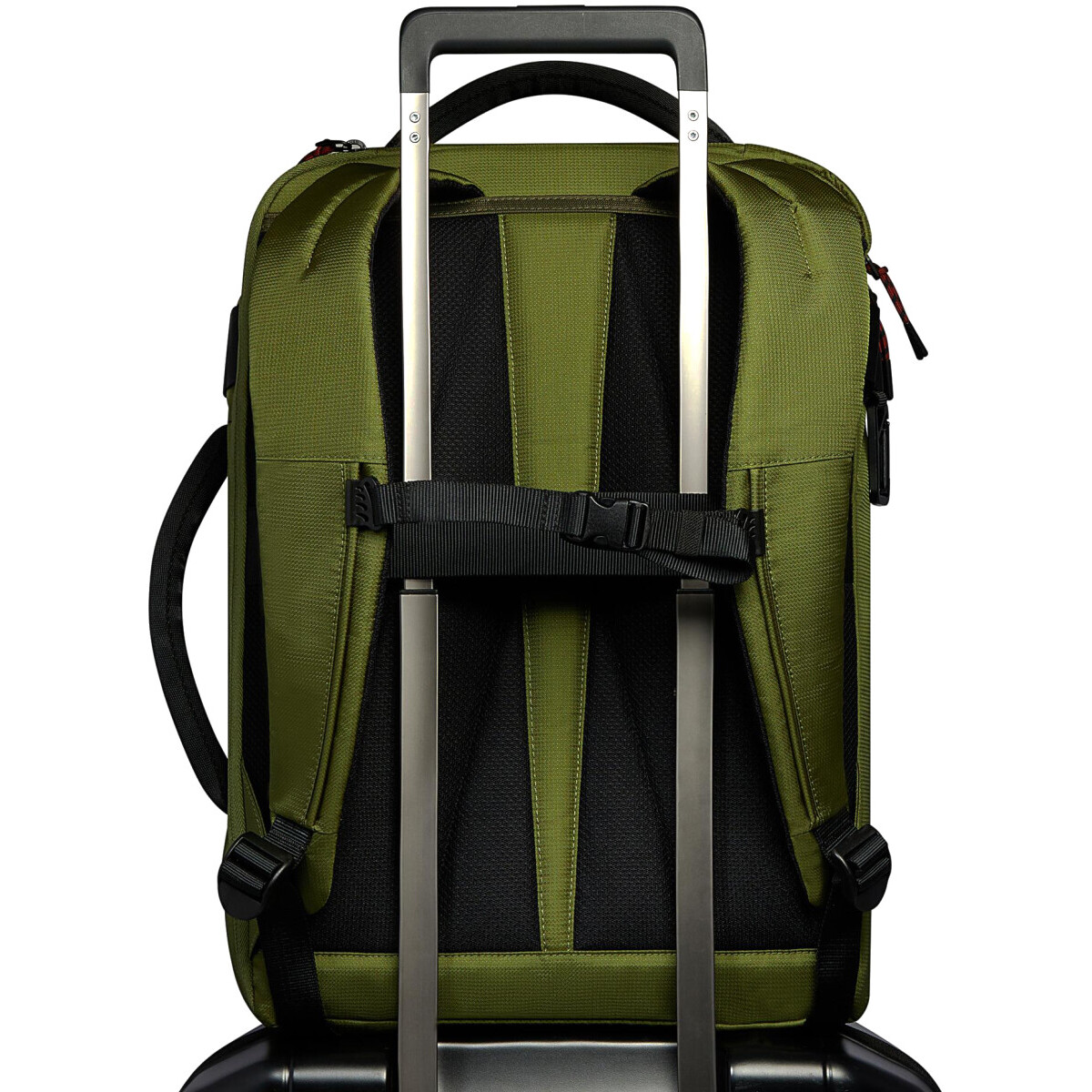 Рюкзак для ноутбука Piquadro Travel Laptop Backpack 17.3" Recycled Fabric Military Green (CA6691S125/VE) - фото 3