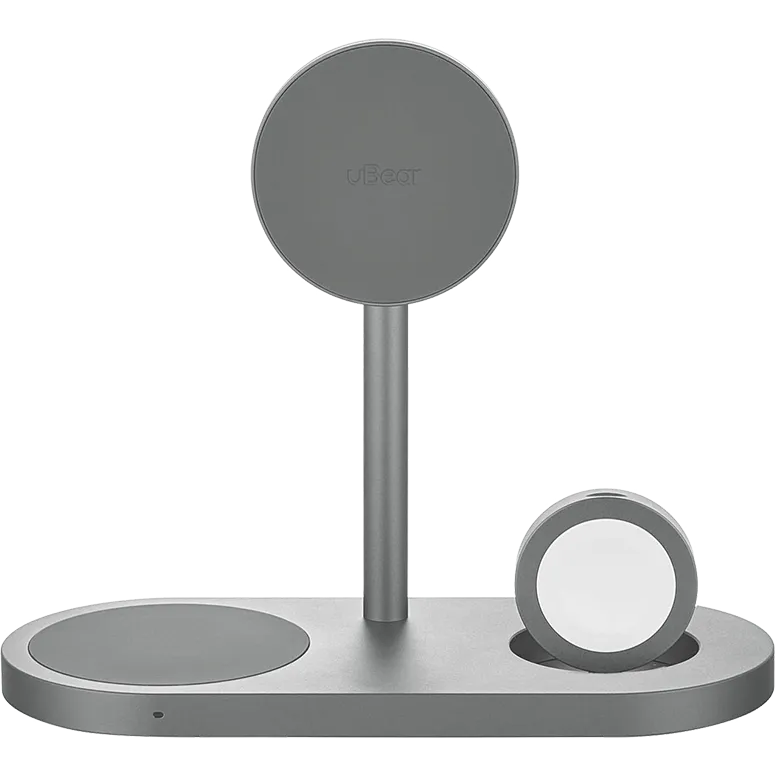 Беспроводное зарядное устройство uBear Stage Ultra Grey - WL20SG31SU-AW - фото 2
